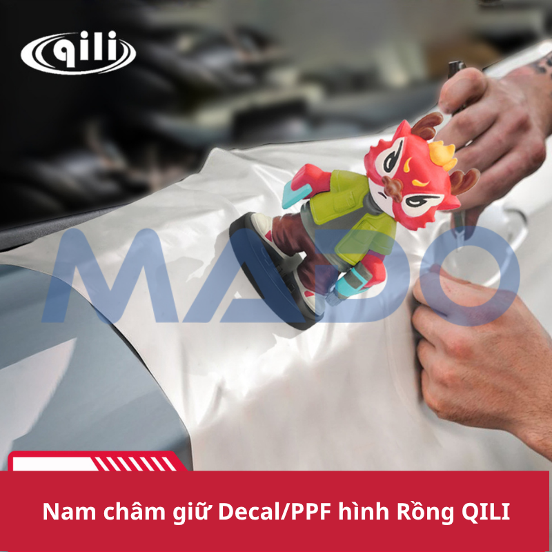 Nam châm Rồng QILI giữ Decal/PPF